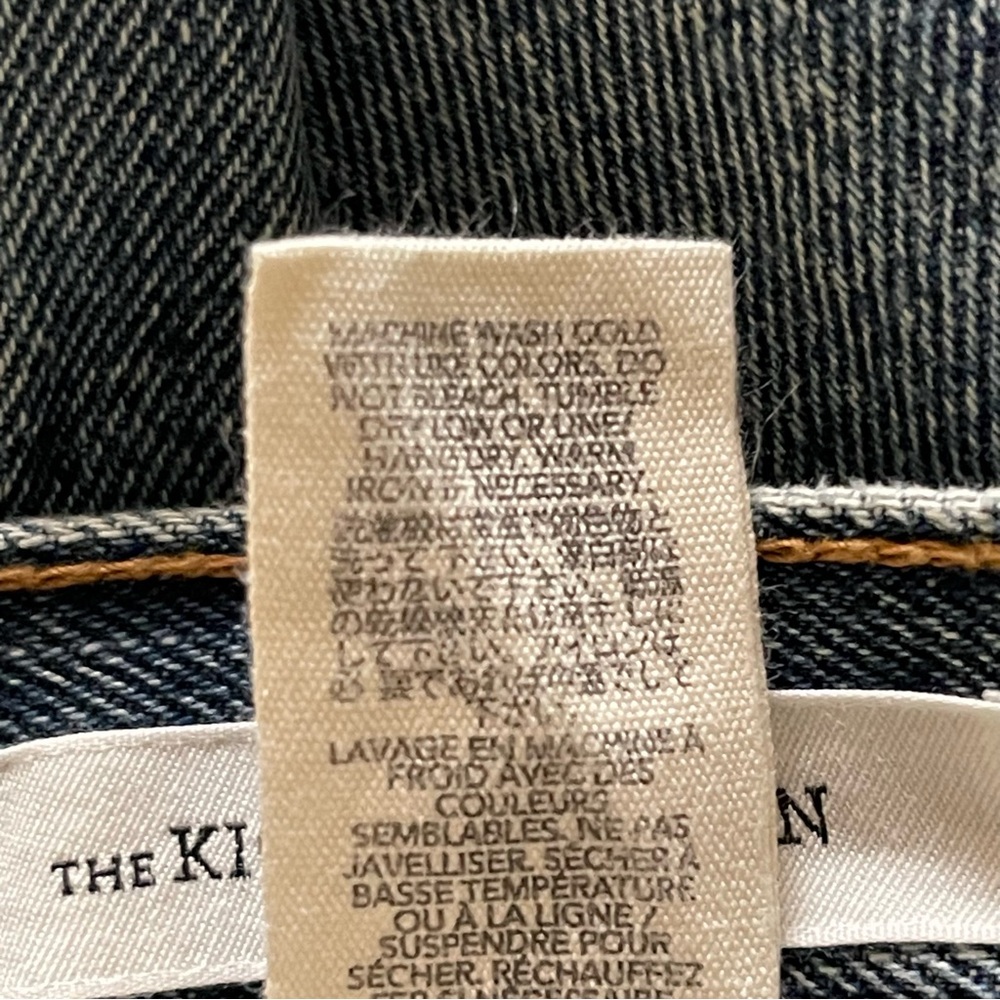 The GREAT. Faded Blue The Kick Bell Jeans Flare Denim Jeans (28x28) - Picture 15 of 15
